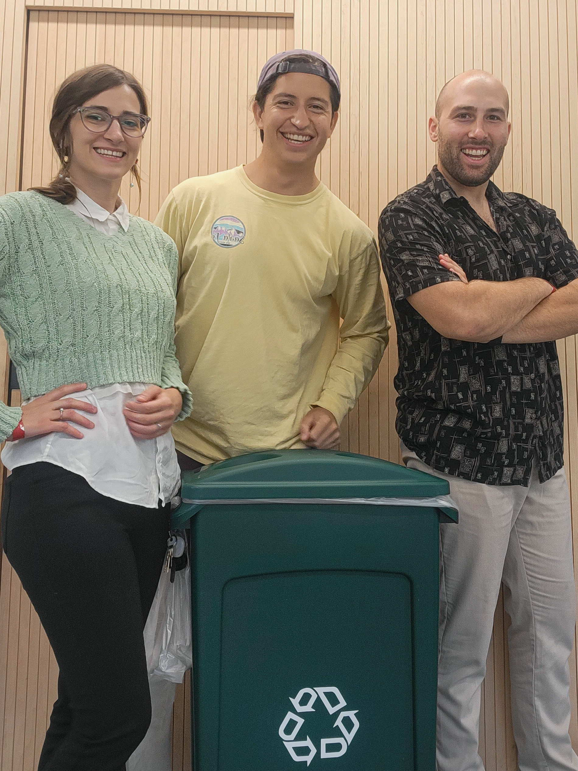 Founders of decycl, Marshall Ross, Alex Garcia and Mackenzie Lee